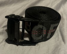 Off White Belt Black And White Industrial TM Will 5400 Pounds
