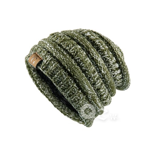 Women's Men Knit Slouchy Baggy Beanie Oversize Winter Hat Ski Fleece Slouchy Cap - Picture 23 of 29