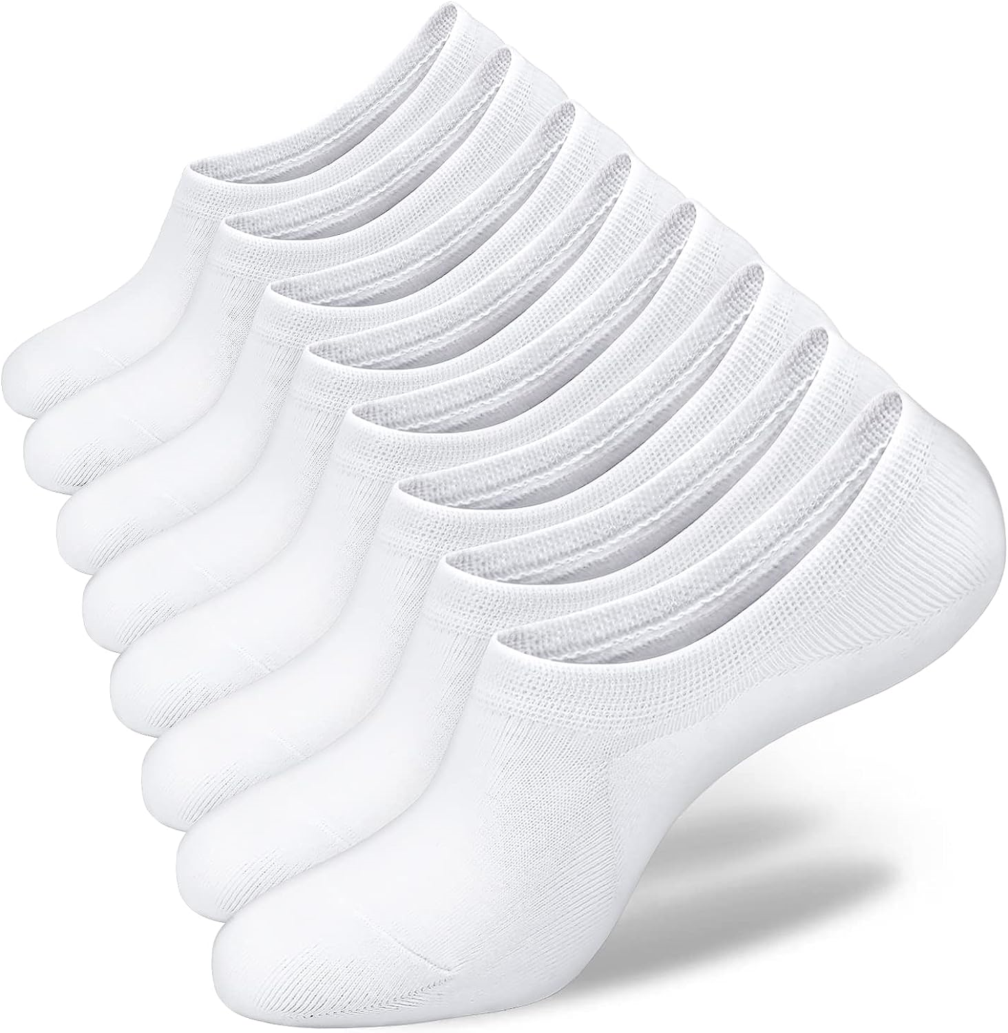 SIXDAYSOX Womens No Show Socks 48 Pairs Ondo Low Cut NonSlip Socks