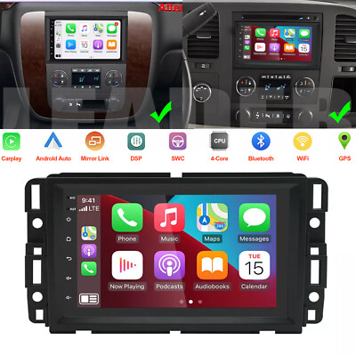 Android 13.0 Carplay For 2007-2012 GMC Yukon Acadia Car Stereo Radio GPS NAVI F