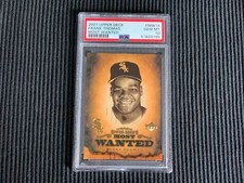 2001 UPPER DECK #MW14 FRANK THOMAS *MOST WANTED PSA 10 GEM MINT*  WHITE SOX