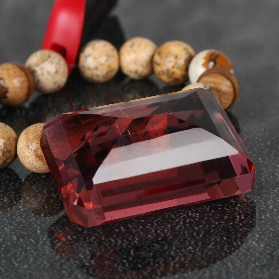 AAA+ 63.95 Ct. Alexandrite Emerald Cut Color-Changing Loose Gemstone @Women Gift - Image 3 of 4