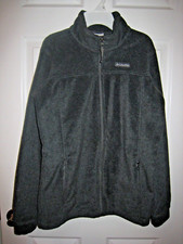 Columbia Steens Mountain II gray full zip fleece jacket XL 18/20 great condition