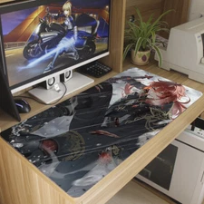 Anime Genshin Impact Diluc Keyboard Mouse Pad Gaming Desk Playmat Mouse Mat Y01