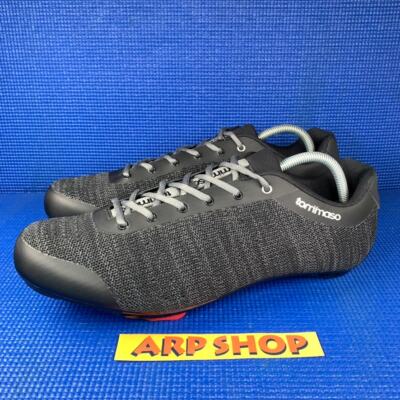   TOMMASO STRADA ARIA Men`s Size 13 Black Knit Athletic Cycling Shoes 
