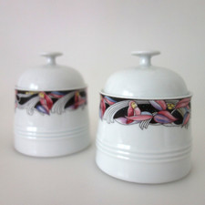 1x Zuckerdose - Friesland Jeverland Black Birds - Neuzustand