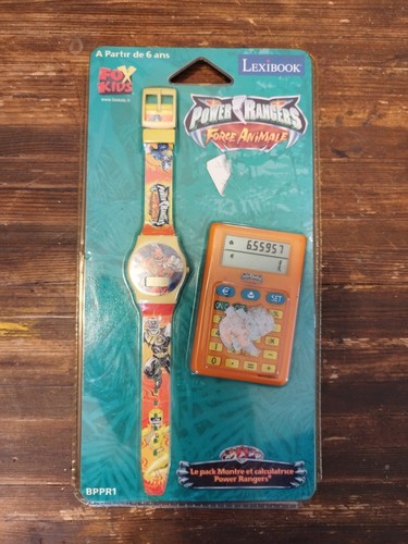 Jouet Montre Power Rangers Force Animale Fox Kids scellée neuve (E2) | eBay