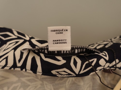 DIANE VON FURSTENBERG Wickel Kleid Gr. 6 40 Dress 100% Seide Schwarz Naturweiß - Bild 6 von 9