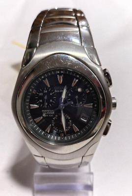 E810-H27074 CITIZEN MEN S ECO-DRIVE CHRONOGRAPH  WATCH RCR-15