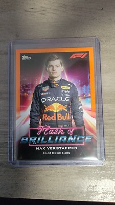Topps Formula 1 2022 Max Verstappen Flash Of Brilliance Orange/25, F1