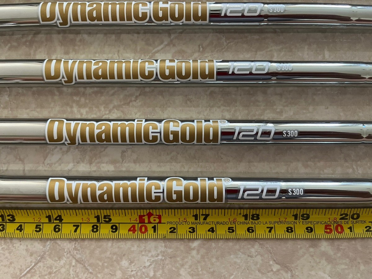 True Temper Dynamic Gold DG 120 S300 Stiff 5-PW Iron Shafts Set