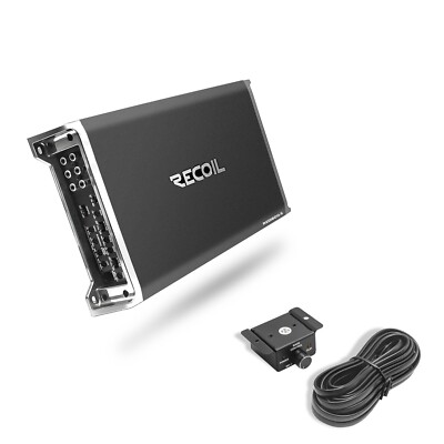 Recoil RED1800.5 Class-D Car Audio 5-Channel Amplifier, Mono 1 Ohm Stable