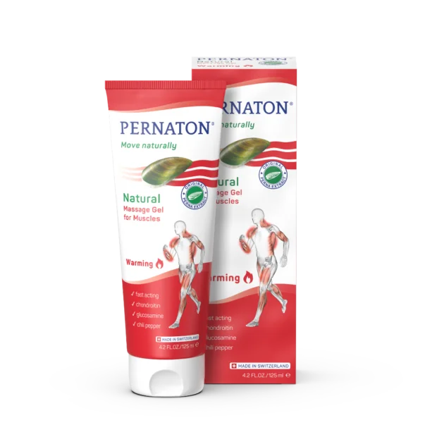 Pernaton Natural Massage Gel For Muscles Forte Warming Gel - 125ml