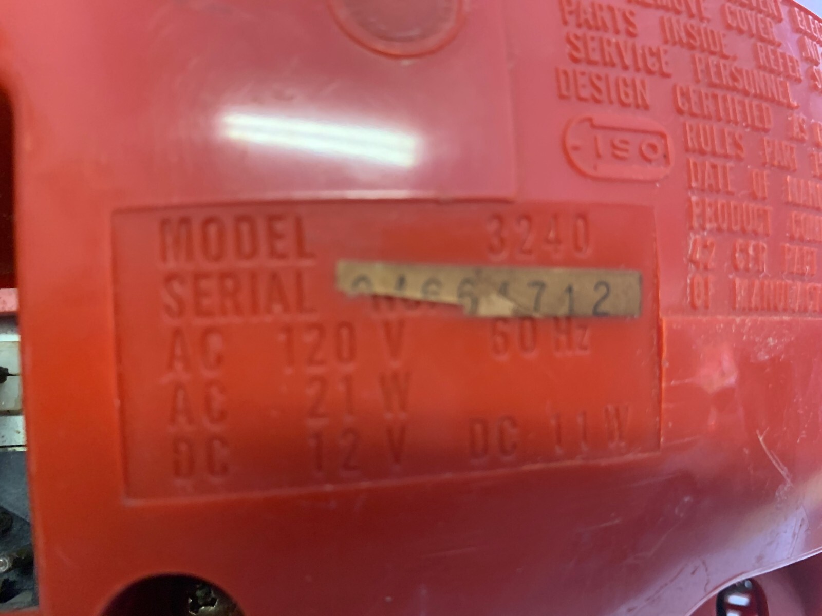 JVC Model 3240 Videosphere Space Helmet TV Red Parts or Repair Lot 808 eBay