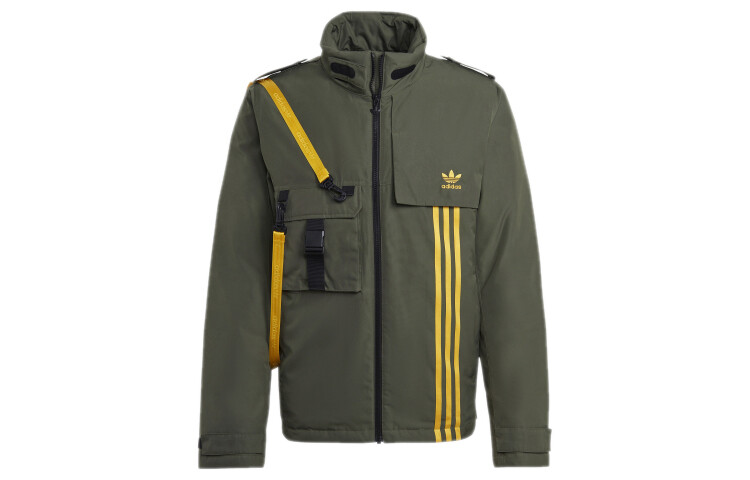 зимняя универсальная пуховая куртка adidas Originals с крупным логотипом Trefoil