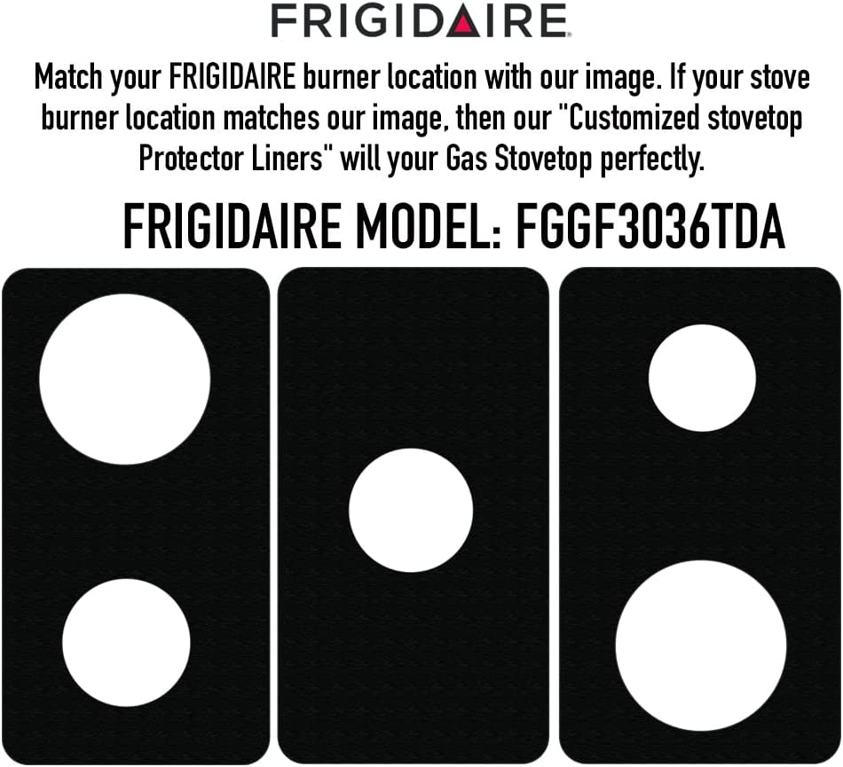 Stove Protector Liners Compatible with Frigidaire Stoves, Gas Ranges