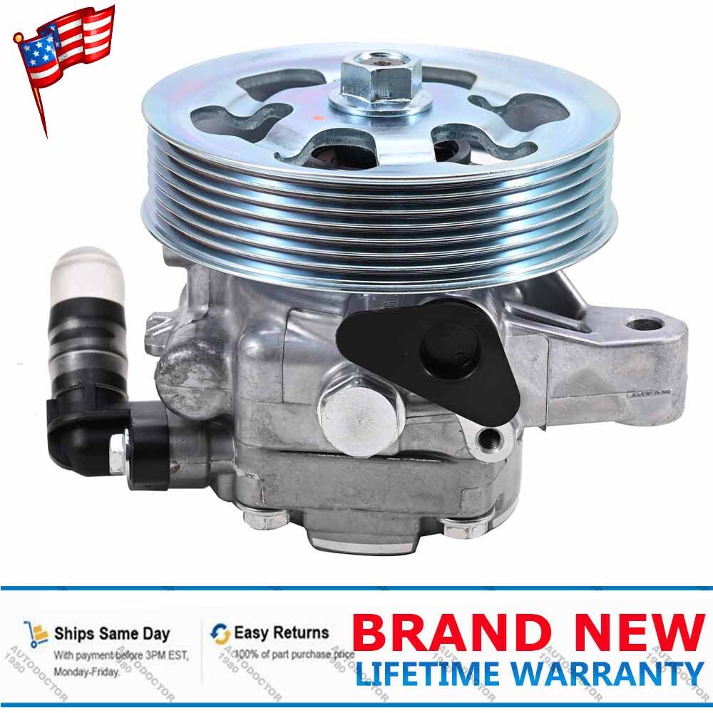 Fits For 2002-2011 Honda CR-V 2.4L High Quality Power Steering Pump w/ Pulley US