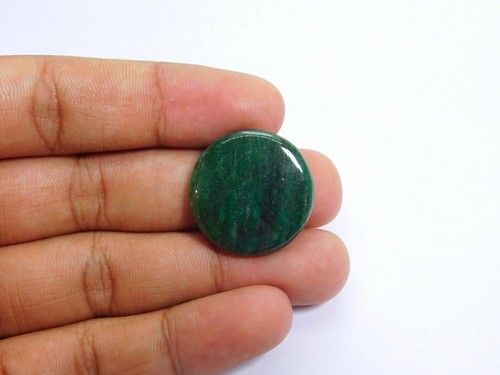 Piedra preciosa suelta cabujón verde natural para joyería. 28 quilates. ME-7380 - Imagen 4 de 4
