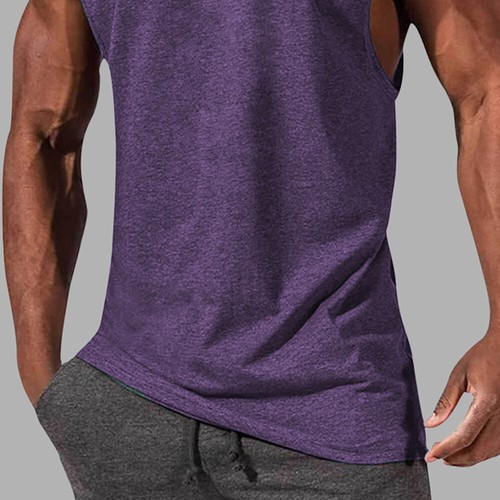 Tank Top Herren Muskelshirt T-Shirt Achselshirts Ärmellos Bodybuilding Unterhemd - Bild 51 von 58