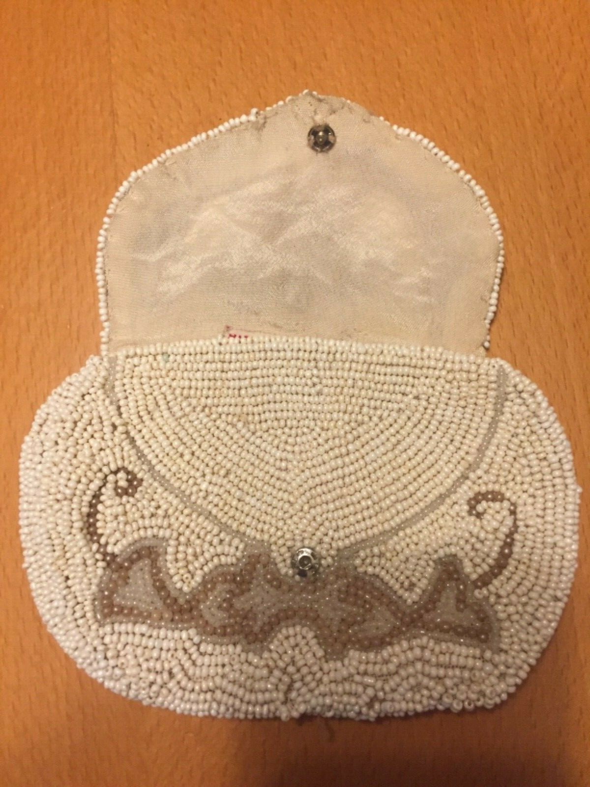 Antique beaded coin purse, made in France Gem