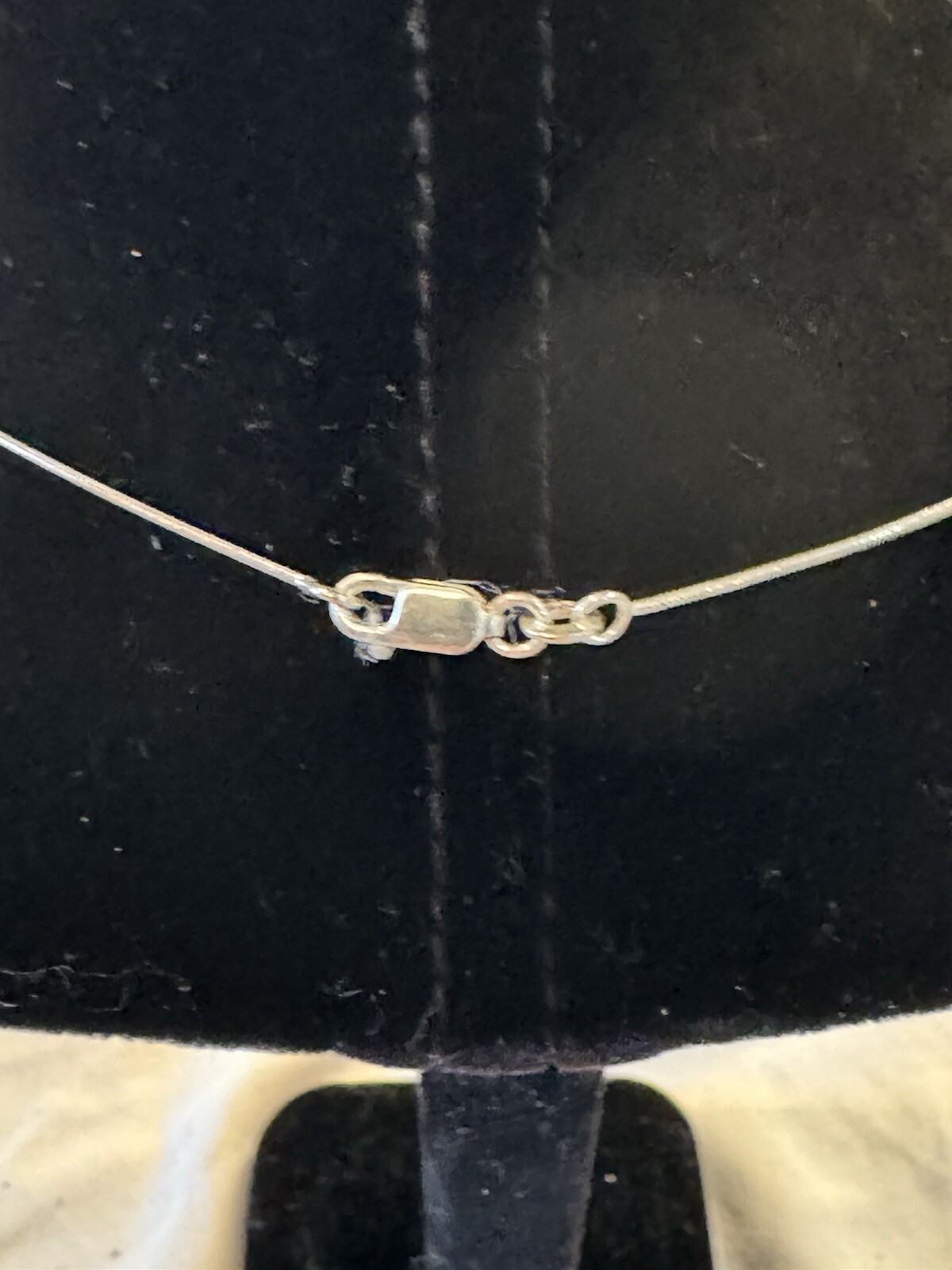 Tiny Solid Sterling Heart On Sterling Chain - image 5