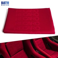 2m1.6m Red Recaro Fabric Cloth For Car Seat Panel Armrest Decoration Diy 2m1.6m Red Recaro Fabric Cloth For Car Seat Panel Armrest Decoration Diy