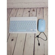 Keyboard and Mouse set, 10in USB Charging Ultra Thin Quiet for PC