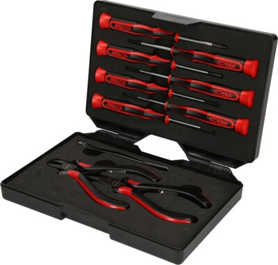 KS Tools Precision Mechanics Tool Set, 10-Piece - 500.7180
