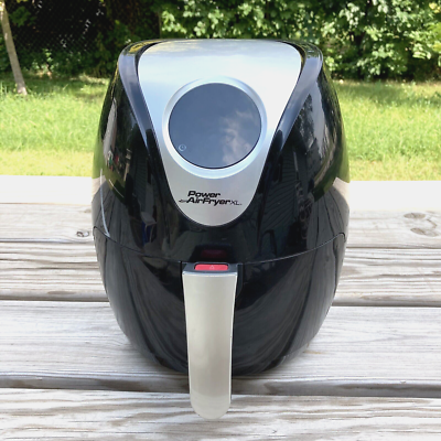 Power Air Fryer XL 2.4 QT Black Digital AF-240 Intertek Basket