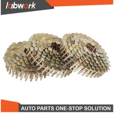 Labwork 7200Pcs 3/4" × 0.12" 15 Degree Galvanized Coil Roofing Nail