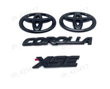 New Gloss Black Overlay Emblem Fit 2020-2025 Toyota Corolla Xse Pt948-02201-02 New Gloss Black Overlay Emblem Fit 2020-2025 Toyota Corolla Xse Pt948-02201-02