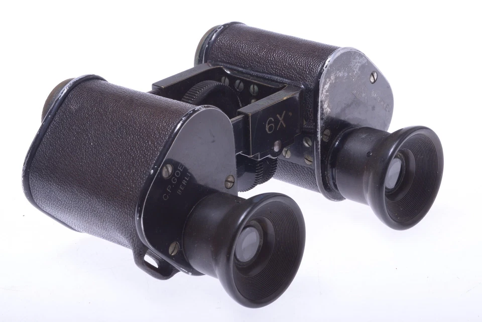 ✅ GOERZ BINOCULARS BINOCLE TRIEDER 6X ANTIQUE 6X20 W/ ORIGINAL CASE - Image 4 of 4