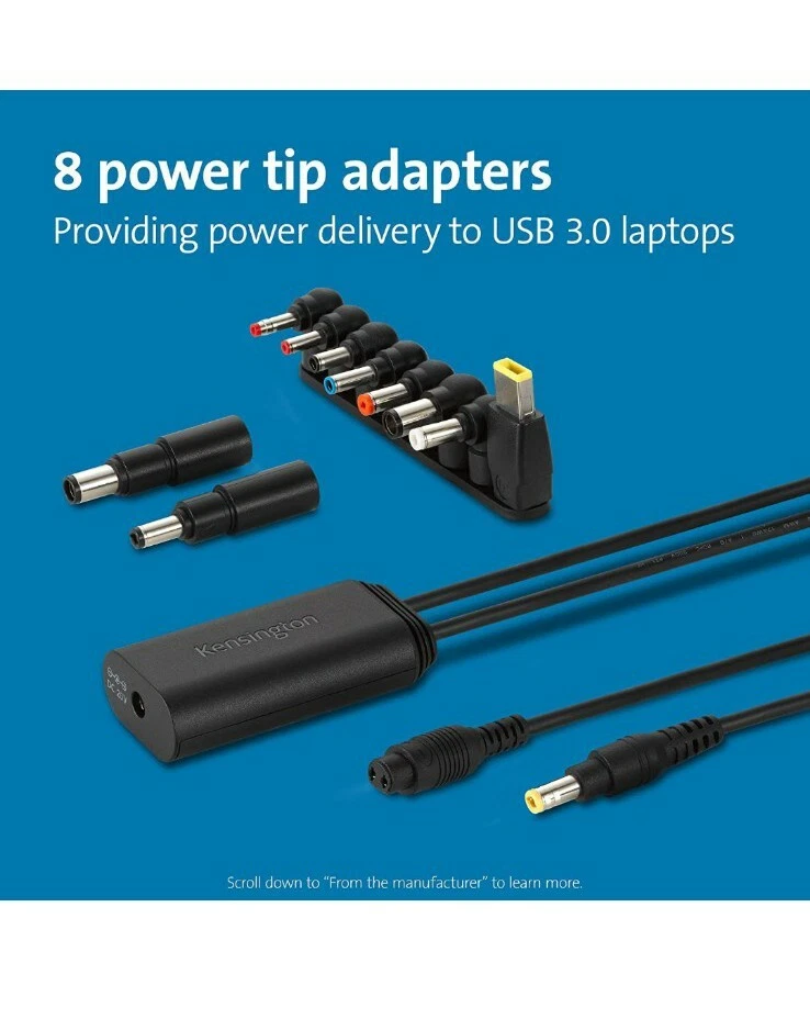 60W USB-A Power Splitter for USB C/A Hybrid Docking Stations (K38310NA) - Image 2 of 4