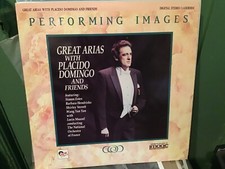 PLACIDO DOMINGO  FRIENDS LASERDISC  GREAT ARIAS