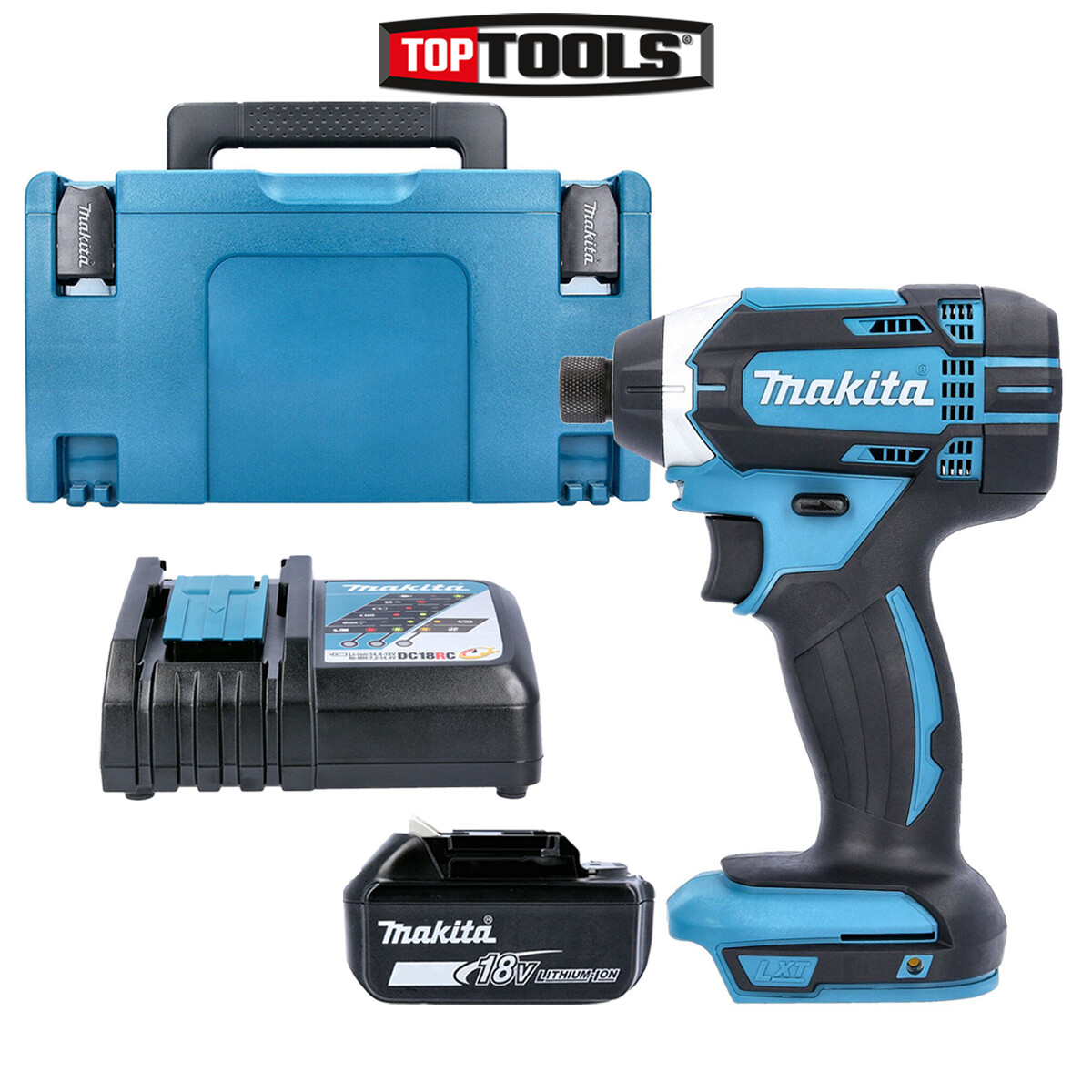 Makita DTD152 18V Impact Driver With 1 x 6Ah Battery, Charger, Case & Inlay