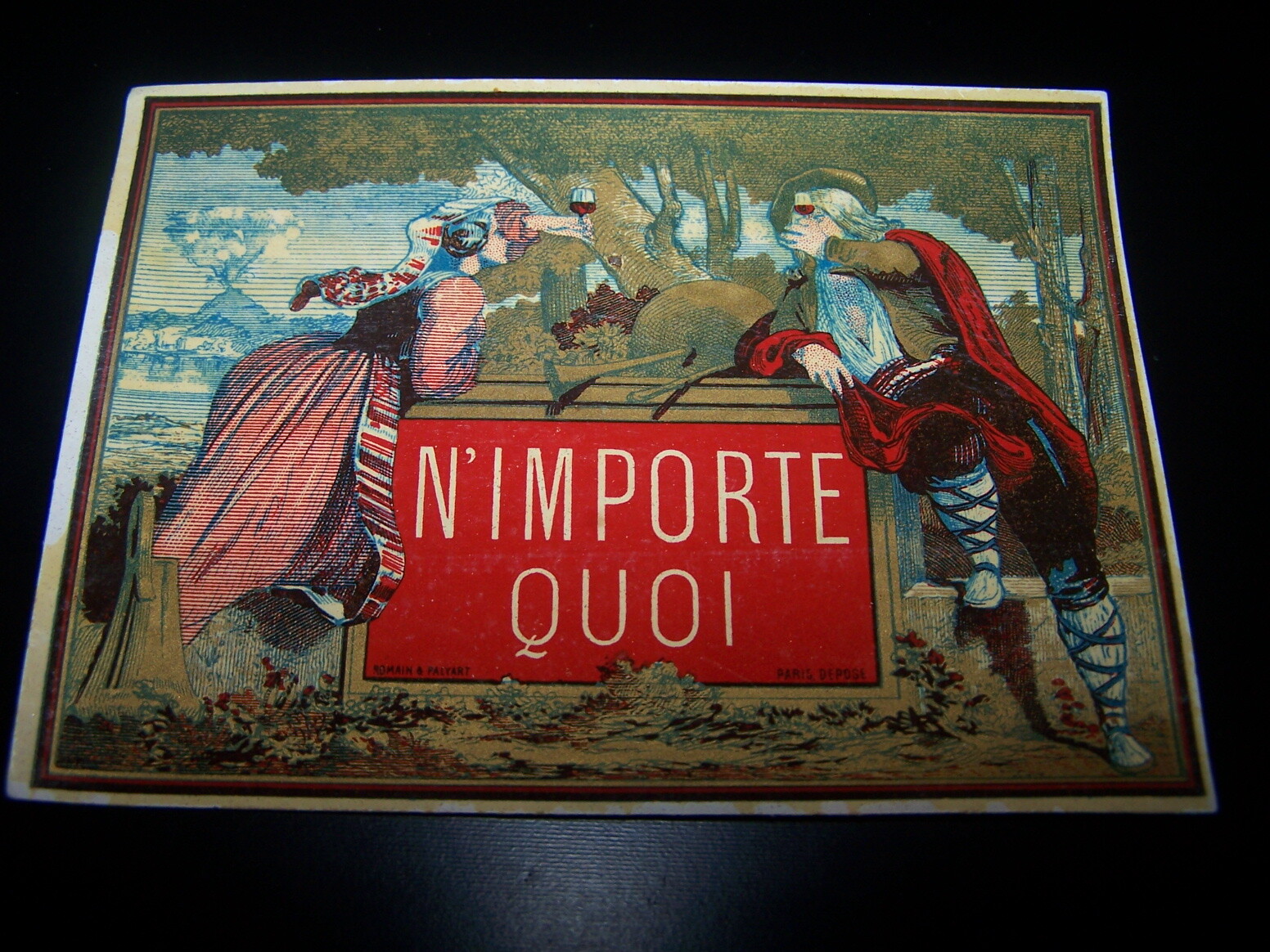 Ancienne étiquette NUEVO PLANETA EUFRUCO Espagne - Magie / Magicien (french Label)
