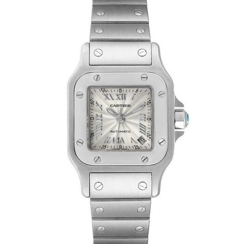 Cartier Santos Silver Women's Watch 