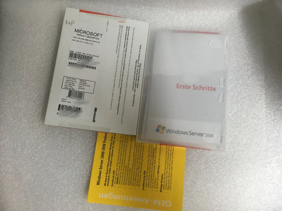 Microsoft Windows Server Standard 2008 32/64bit OEM Deutsch NEU & OVP HÄNDLER - Bild 2 von 2
