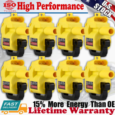 8Pack Ignition Coil UF192 For 98-02 Chevrolet Camaro 97-04 Corvette & GMC Sierra