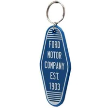 Ford Motor Company Est. 1903 Retro Hotel Room Keychain New Free Shipping