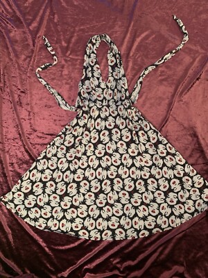 Betsey Johnson Vintage Neckholder Marilyn Monroe Kleid Vintage M 90er Old Label