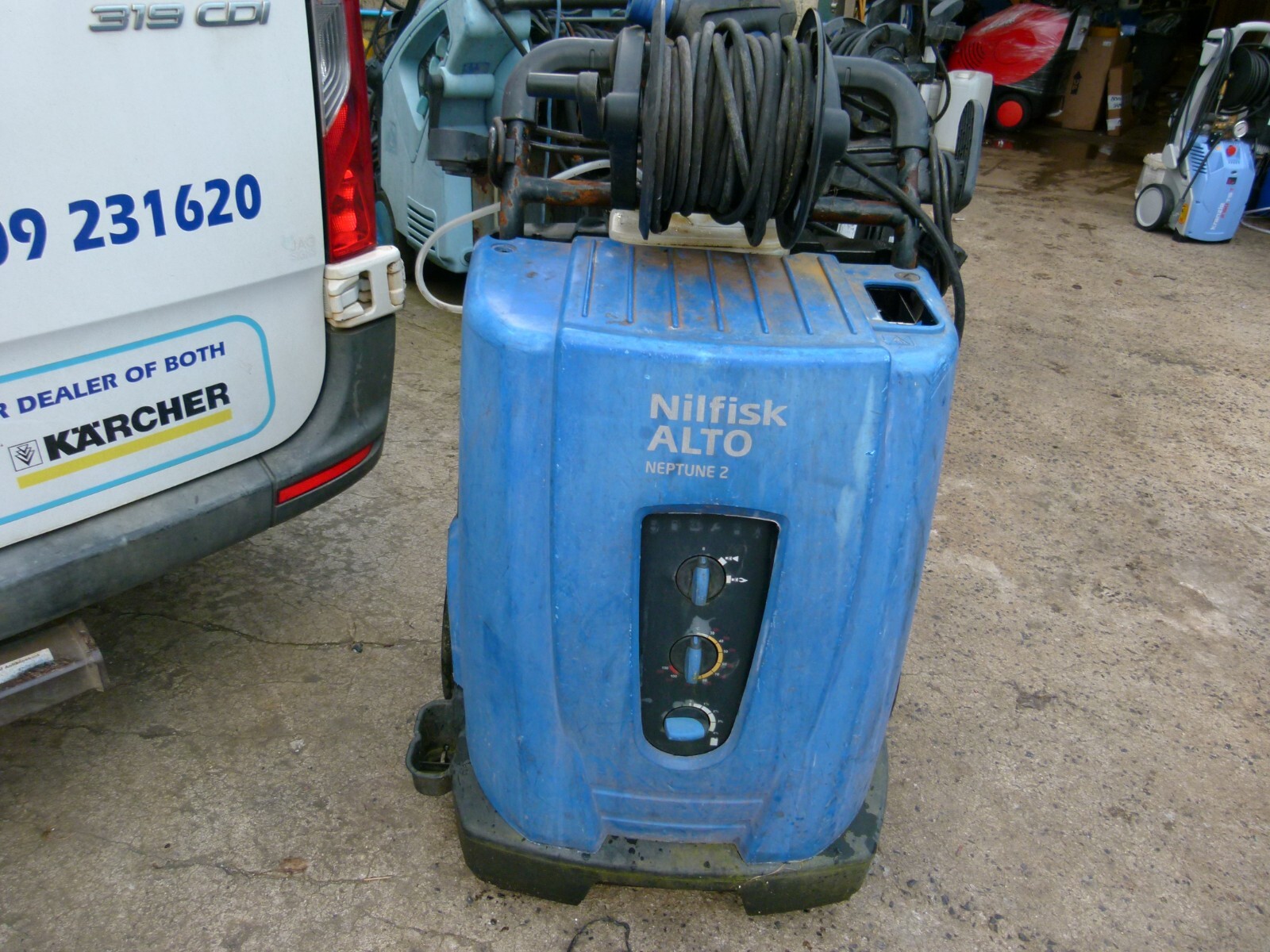 Two Nilfisk Neptune 2.25 XT Hot Pressure Washers eBay