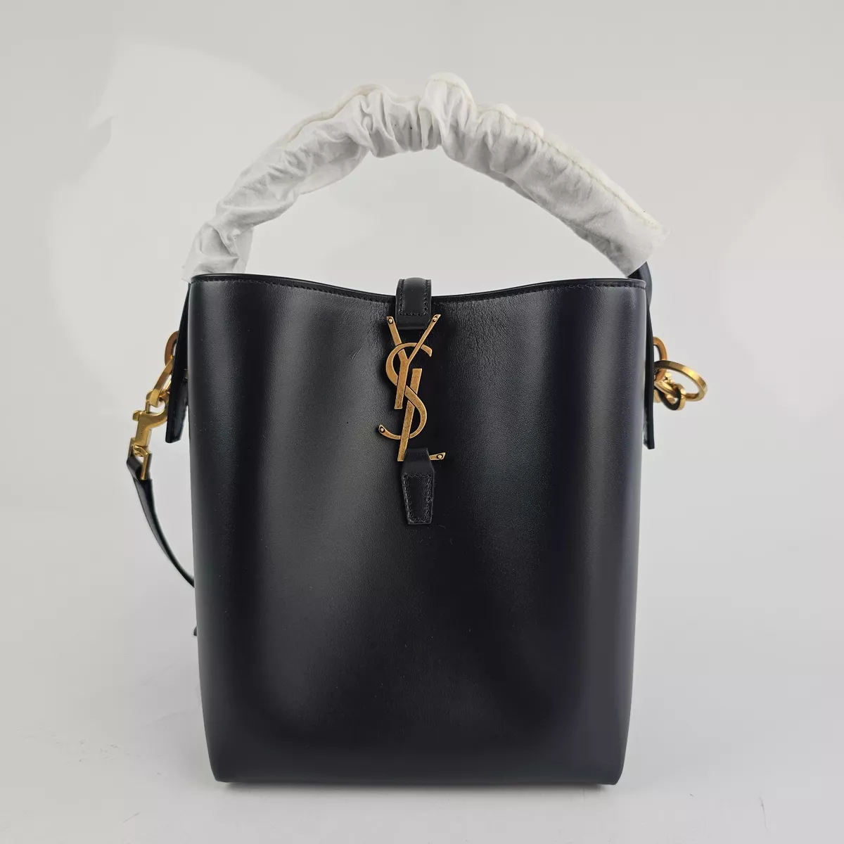 Saint Laurent Le 37 Small Leather Bucket Bag