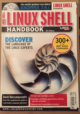 Linux Shell Handbook Best Bash Commands Knoppix 7.4.1 Winter 2015 FREE SHIPPING!