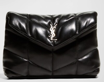 Saint Laurent Lou Puffer YSL Pouch in Quilted Leather woman new Mini- New