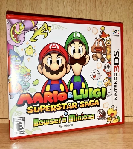 Mario & Luigi Superstar Saga + Bowser's Minions (Nintendo 3DS, US) NEW / SEALED