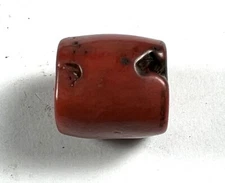 RARE ANTIQUE TIBETAN REAL CORAL LARGE BEAD SOURCED KHAMPA FESTIVAL TIBET in 2004