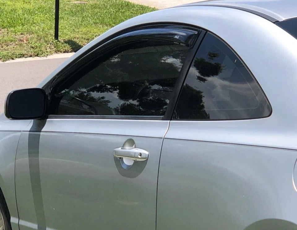 Protectores con cinta AVS Rain 3M viseras de ventilación pantalla para Honda Civic Coupé 2006-2011 Foto 3 de 4