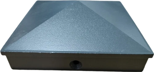 DARK GREY Aluminum Post Cap 75mm x 75mm Fencing Capping 25x Caps - Picture 9 of 10