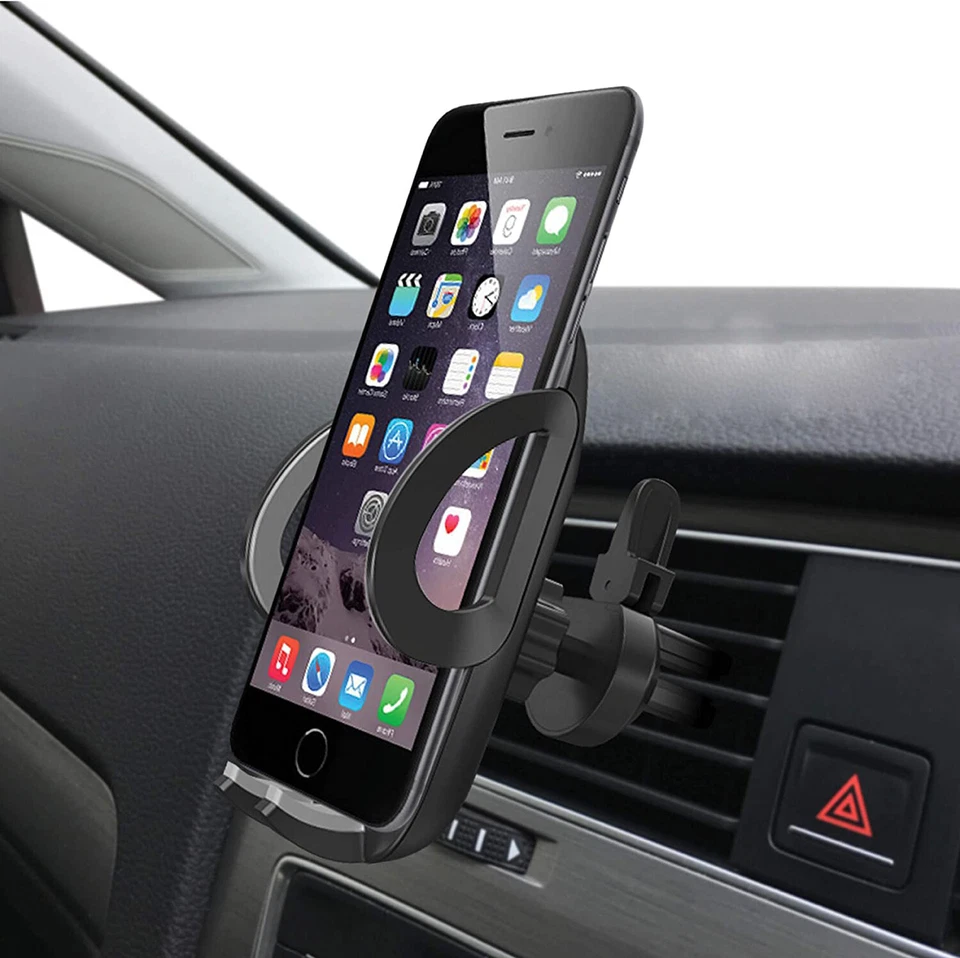 Cell Phone Car Air Vent Mount Cradle Holder Stand 360 Rotation Universa GPS🔴🔴 - Image 2 of 4